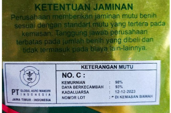 Benih cabai rawit putih Prentul F1 isi 10 gram
