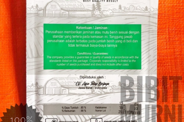 BIBIT BENIH KEMANGI WINNA 15 GRAM ORIGINAL PACK NAKA SEED