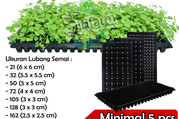Grosir Tray Semai Seeding Tray hidroponik Untuk Penyemaian - All SIze