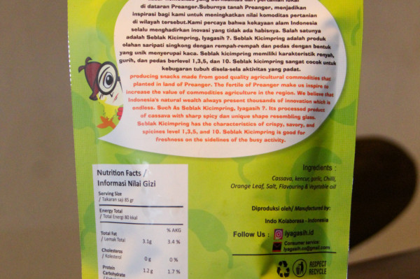 Seblak kicimpring (Level 1)