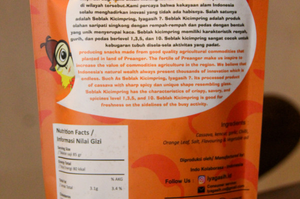 Seblak kicimpring (Level 5)