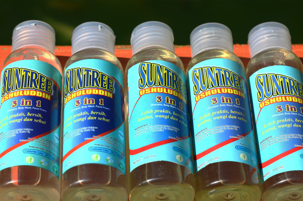 Sabun SUNTRE 3 in 1, (Shampoo, Body Wash, Facial Foam)