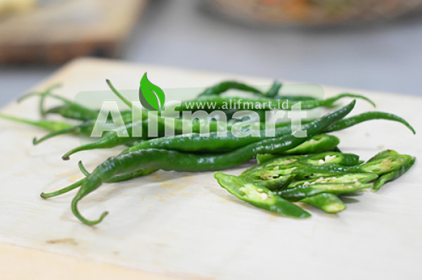 Cabe Hijau Keriting (250 Gram)